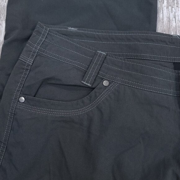 Kuhl Pants Womens 16 Gray Splash Roll Up Cargo Outdoor Hiking Lightweight - Picture 5 of 9